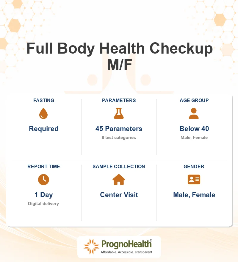 Full Body Health Checkup M/F