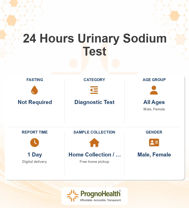 24 Hours Urinary Sodium Test