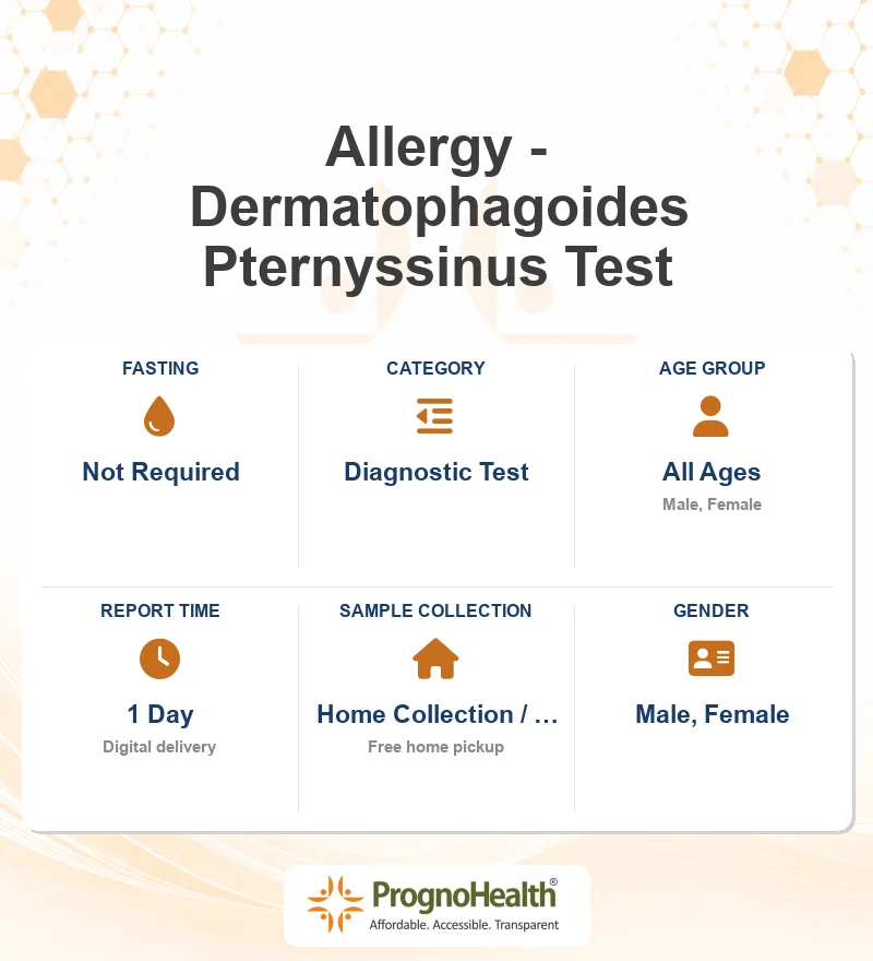 Allergy - Dermatophagoides Pternyssinus Test