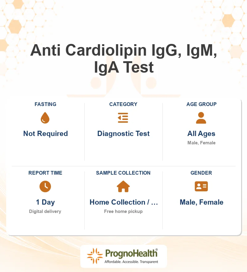 Anti Cardiolipin IgG, IgM, IgA Test