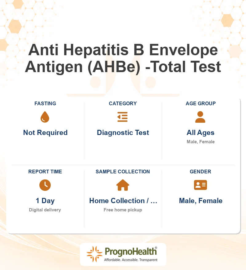 Anti Hepatitis B Envelope Antigen (AHBe) -Total Test