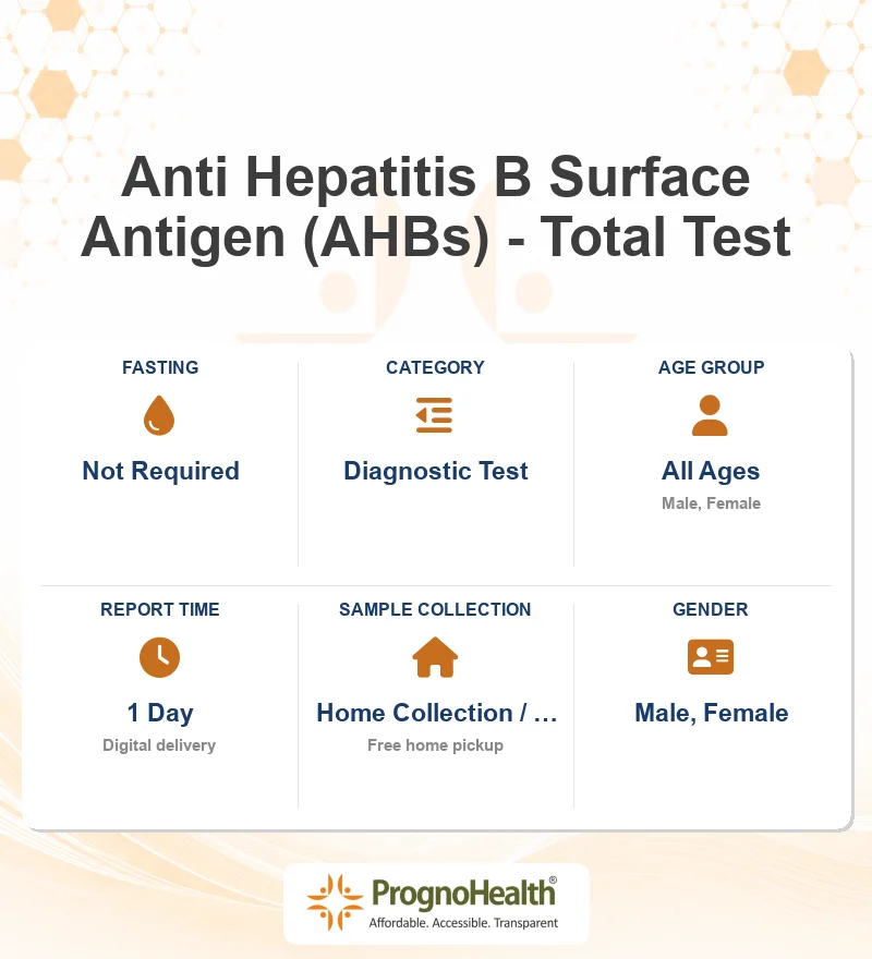 Anti Hepatitis B Surface Antigen (AHBs) - Total Test