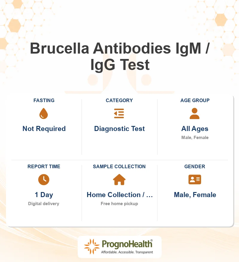 Brucella Antibodies IgM / IgG Test