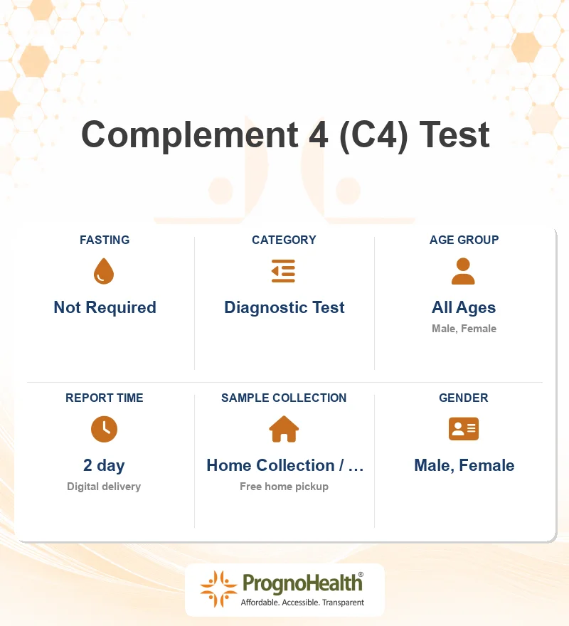 Complement 4 (C4) Test