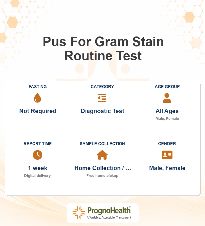 Pus For Gram Stain Routine Test