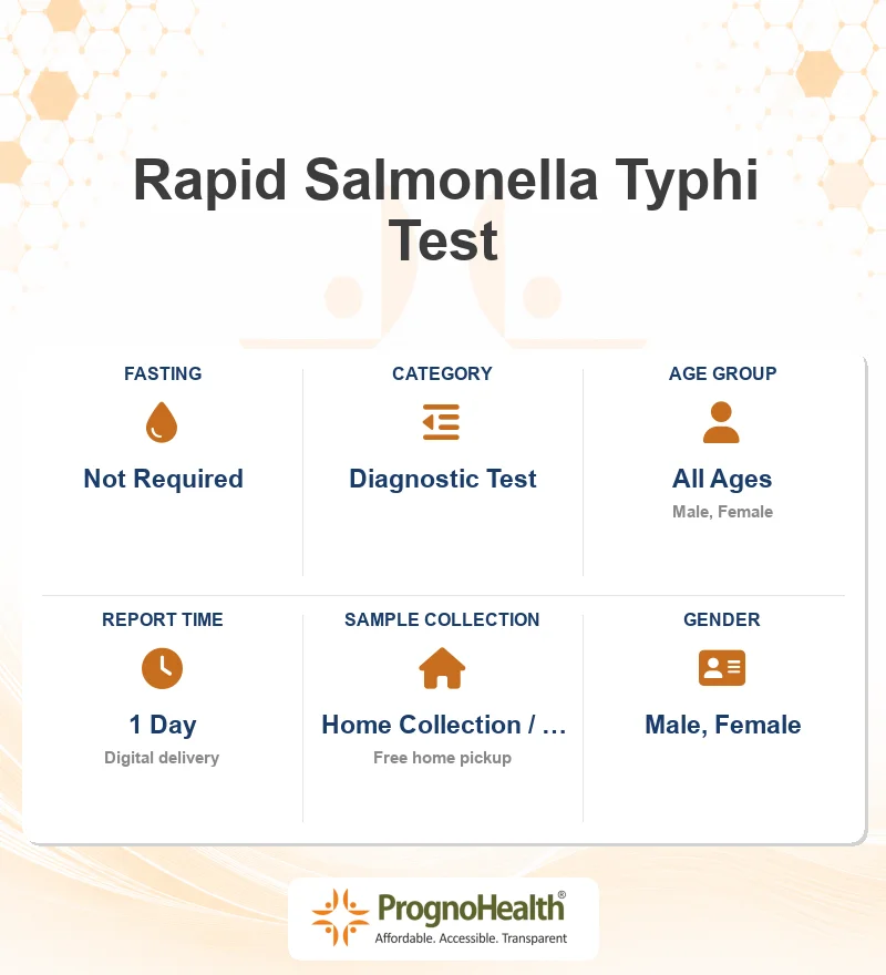 Rapid Salmonella Typhi Test