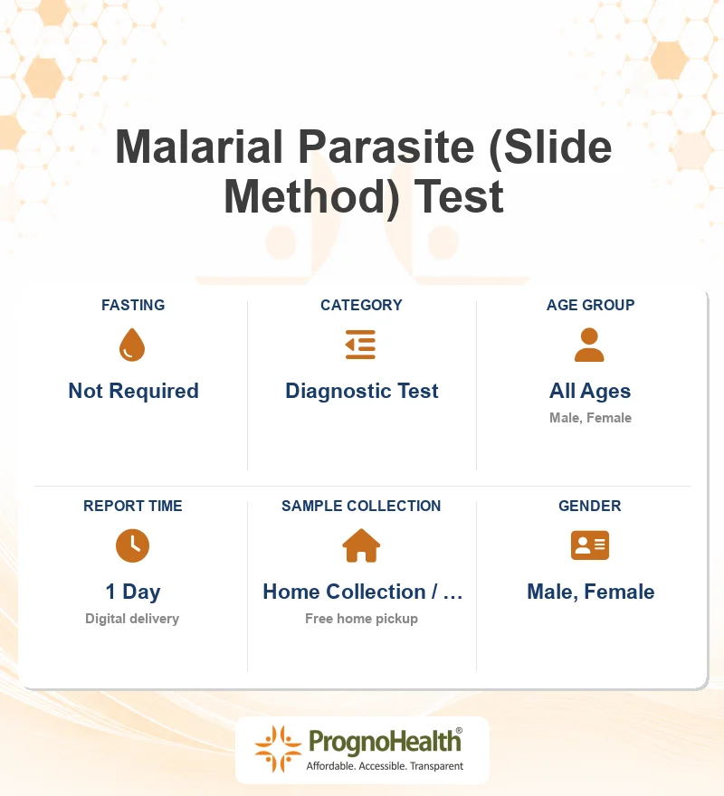 Malarial Parasite (Slide Method) Test