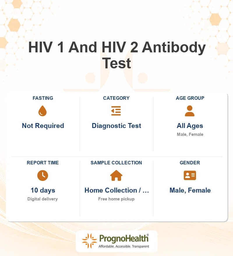 HIV 1 And HIV 2 Antibody Test