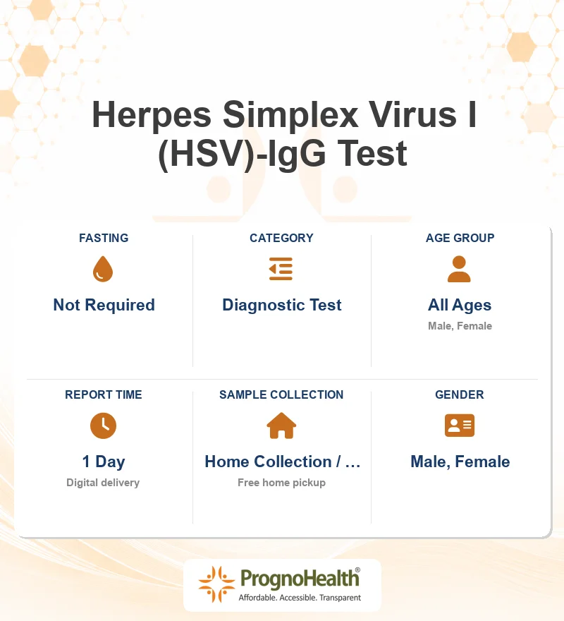 Herpes Simplex Virus I (HSV)-IgG Test