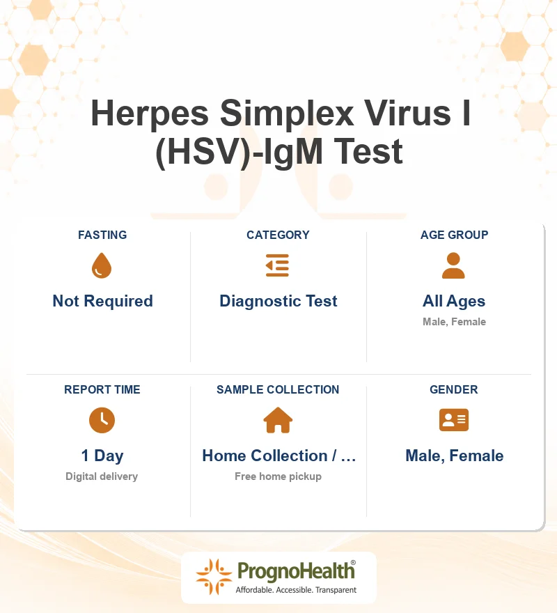 Herpes Simplex Virus I (HSV)-IgM Test