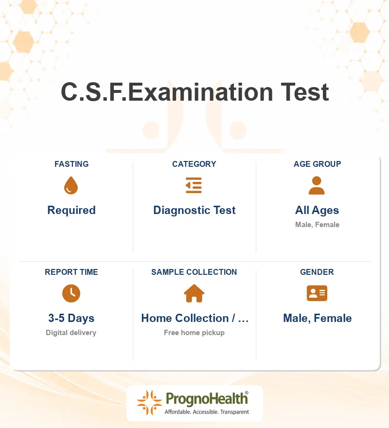 C.S.F.Examination Test
