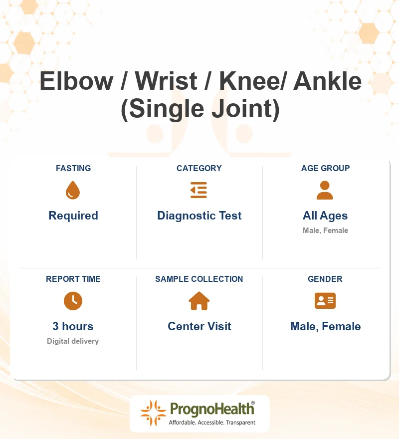 Elbow / Wrist / Knee/ Ankle (Single Joint)