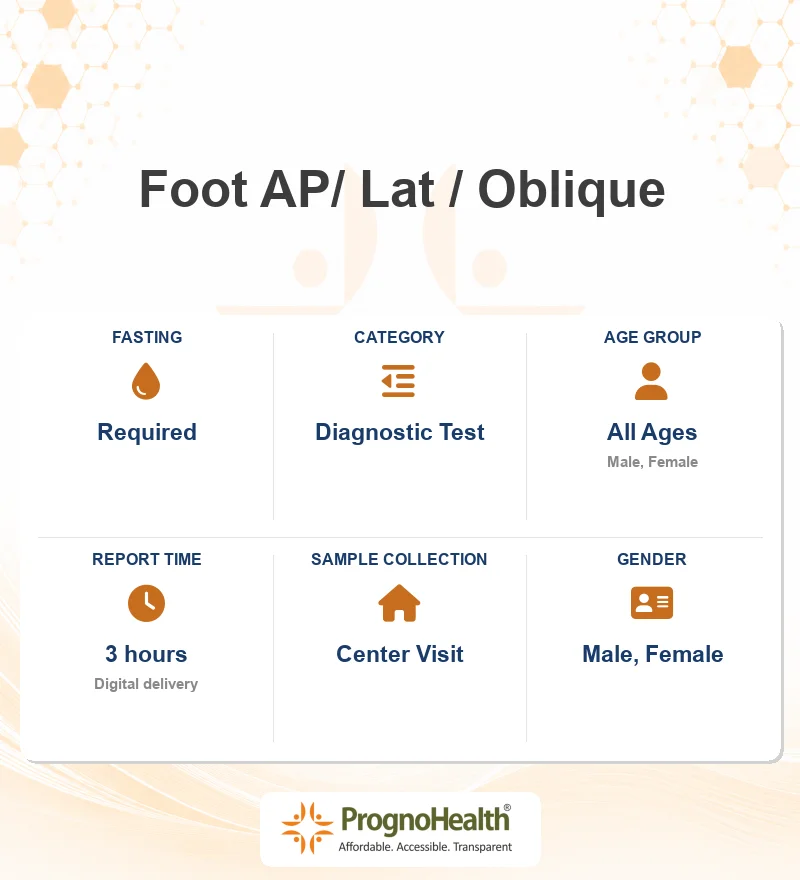 Foot AP/ Lat / Oblique