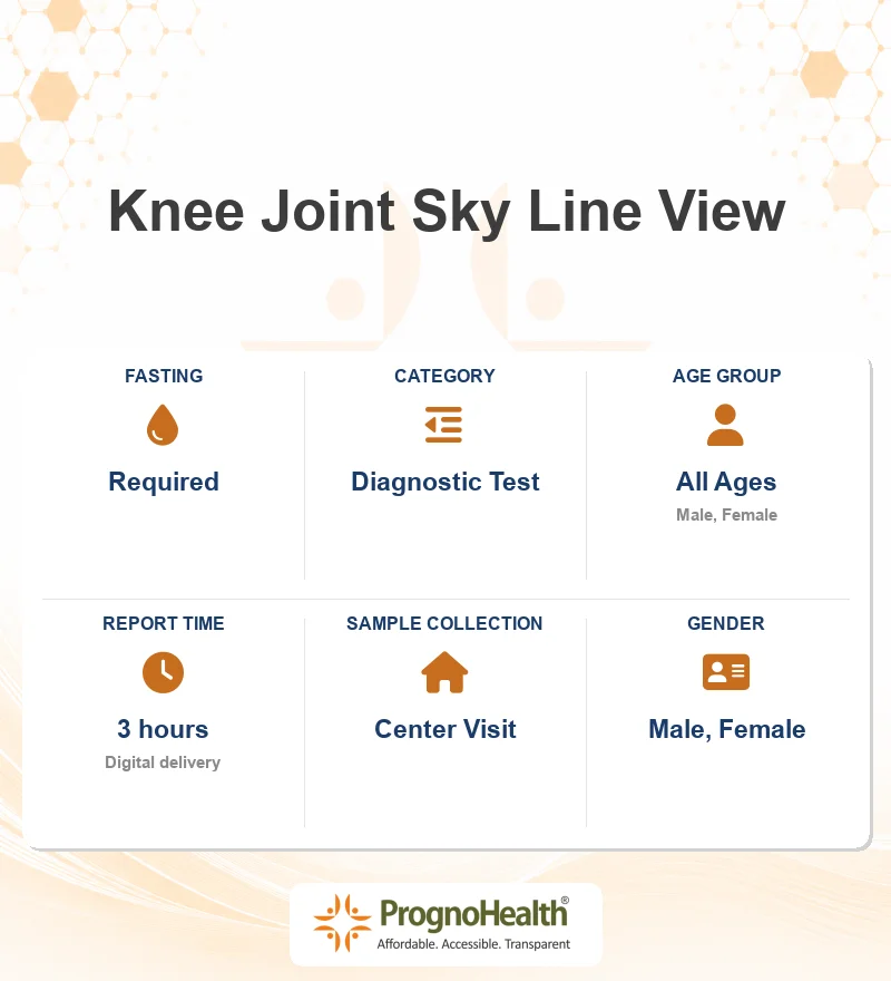 Knee Joint Sky Line View