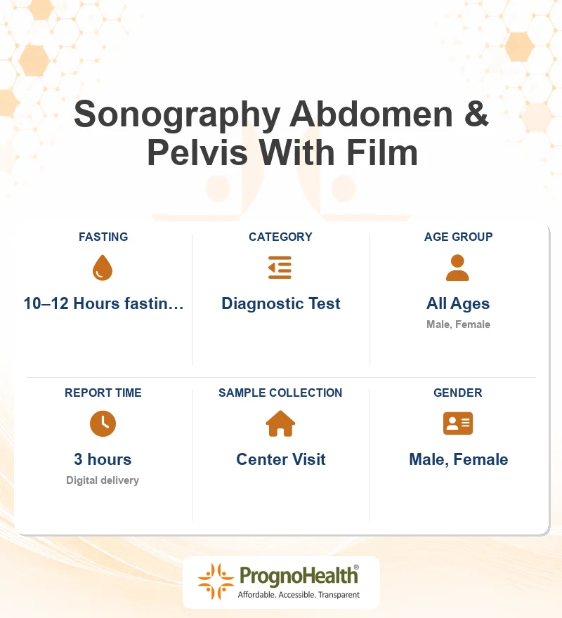 Sonography Abdomen & Pelvis With Film