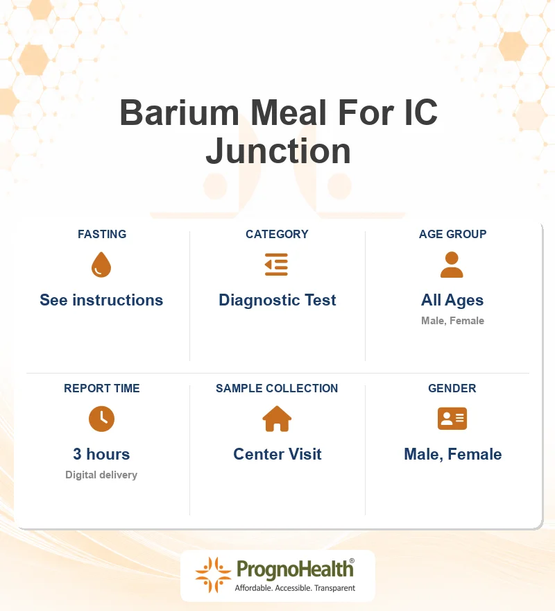 Barium Meal For IC Junction