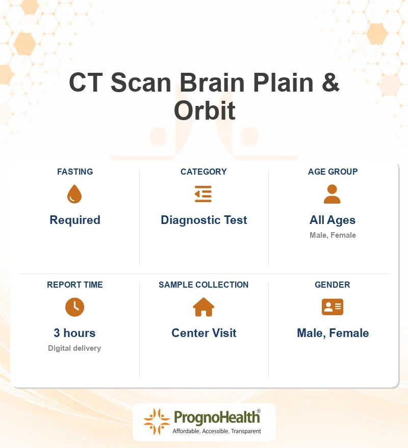 CT Scan Brain Plain & Orbit