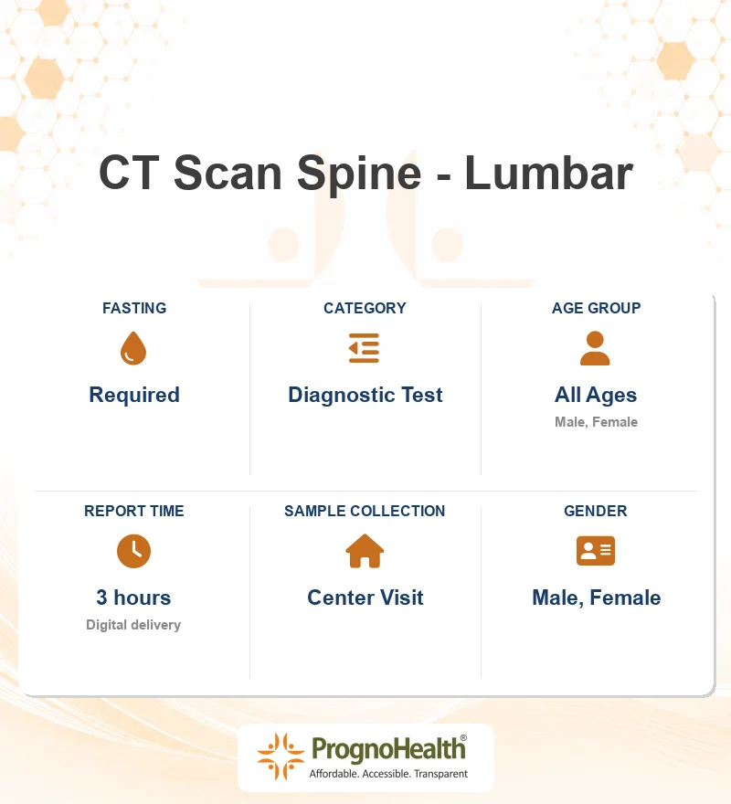 CT Scan Spine - Lumbar