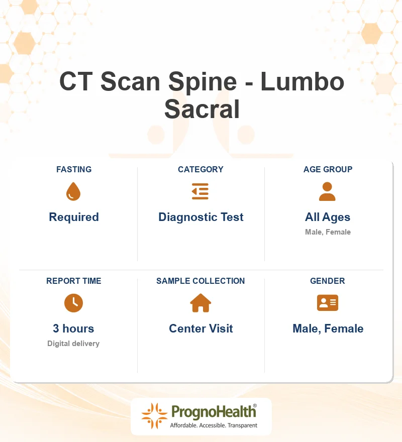 CT Scan Spine - Lumbo Sacral