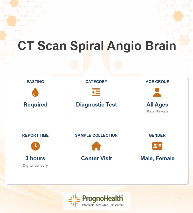 CT Scan Spiral Angio Brain