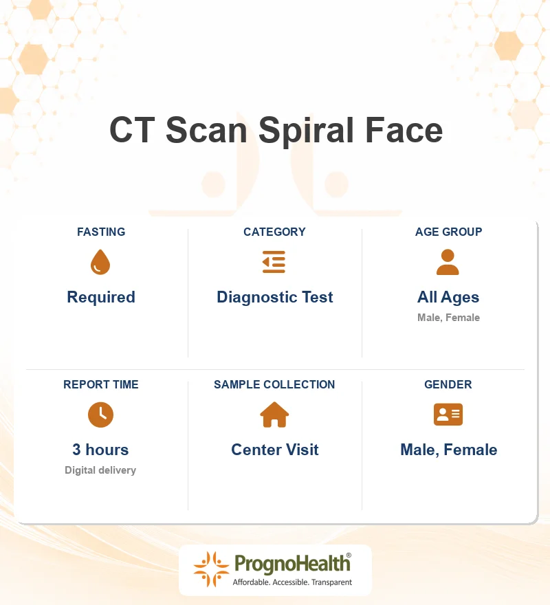 CT Scan Spiral Face