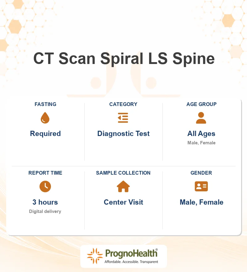 CT Scan Spiral LS Spine