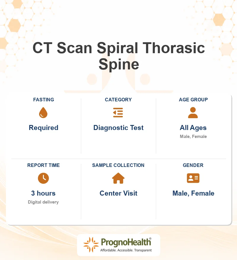 CT Scan Spiral Thorasic Spine