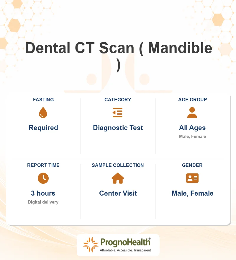 Dental CT Scan ( Mandible )
