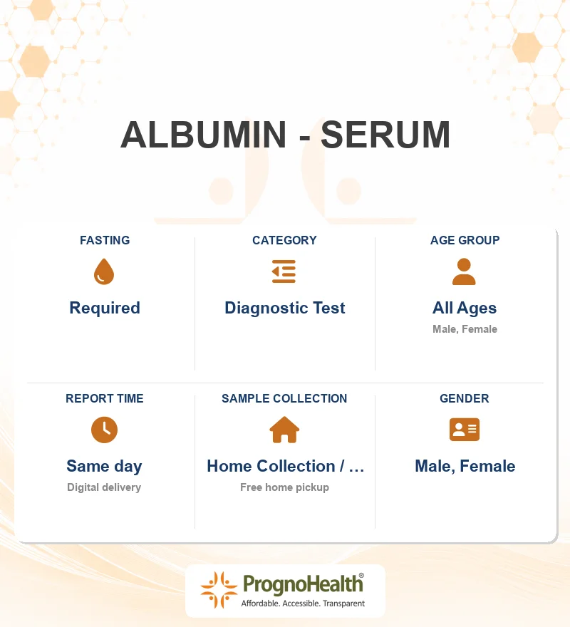 ALBUMIN - SERUM