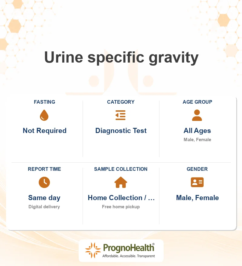Urine specific gravity