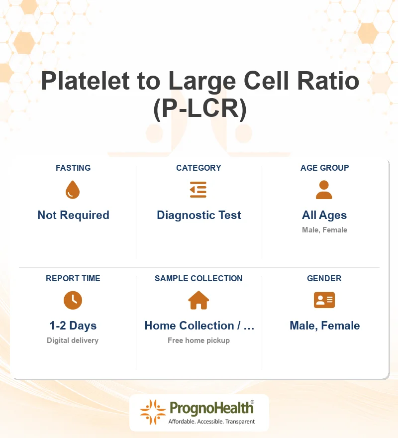 Platelet to Large Cell Ratio (P-LCR)
