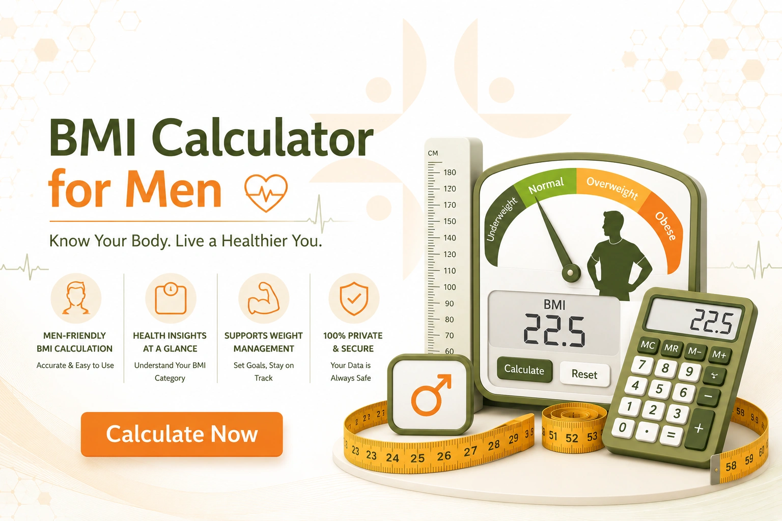 BMI Calculator for Men