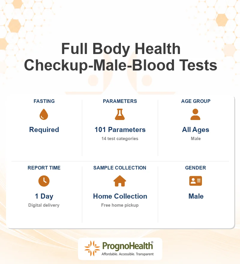 Full Body Health Checkup-Male-Blood Tests