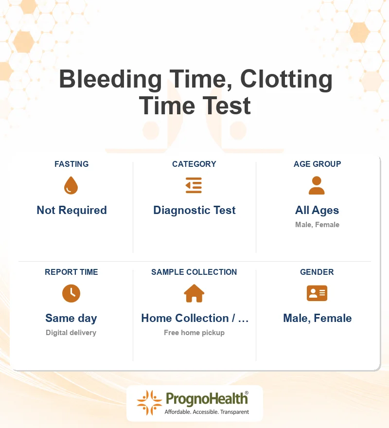 Bleeding Time, Clotting Time Test