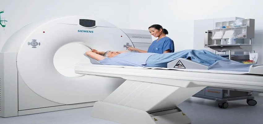 CT scan of the thoracic spine Test