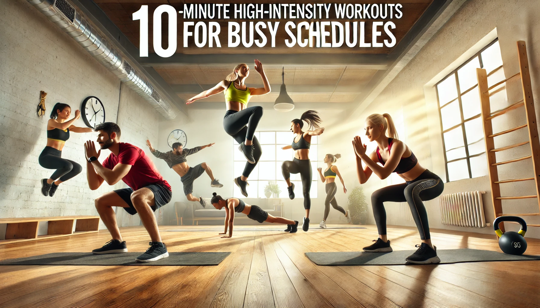 10-Minute High-Intensity Workouts for Busy Schedules (No Equipment Needed)