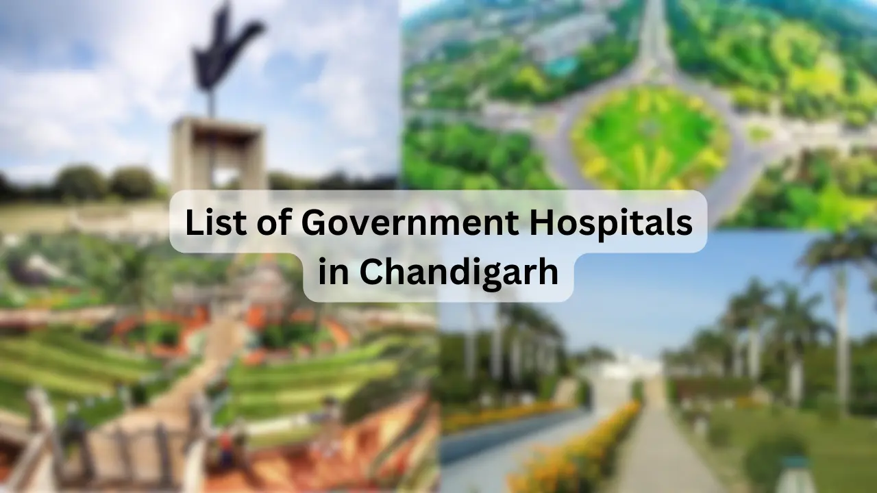 List of Government Hospitals in Chandigarh